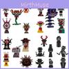 Rhythm Box Monster Building Blocks Set For Kids With Abs Plastic 10-piece Collection