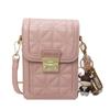 Niche high-end bag women's 2025 new fashion diamond mobile phone bag commuting versatile casual shoulder bag