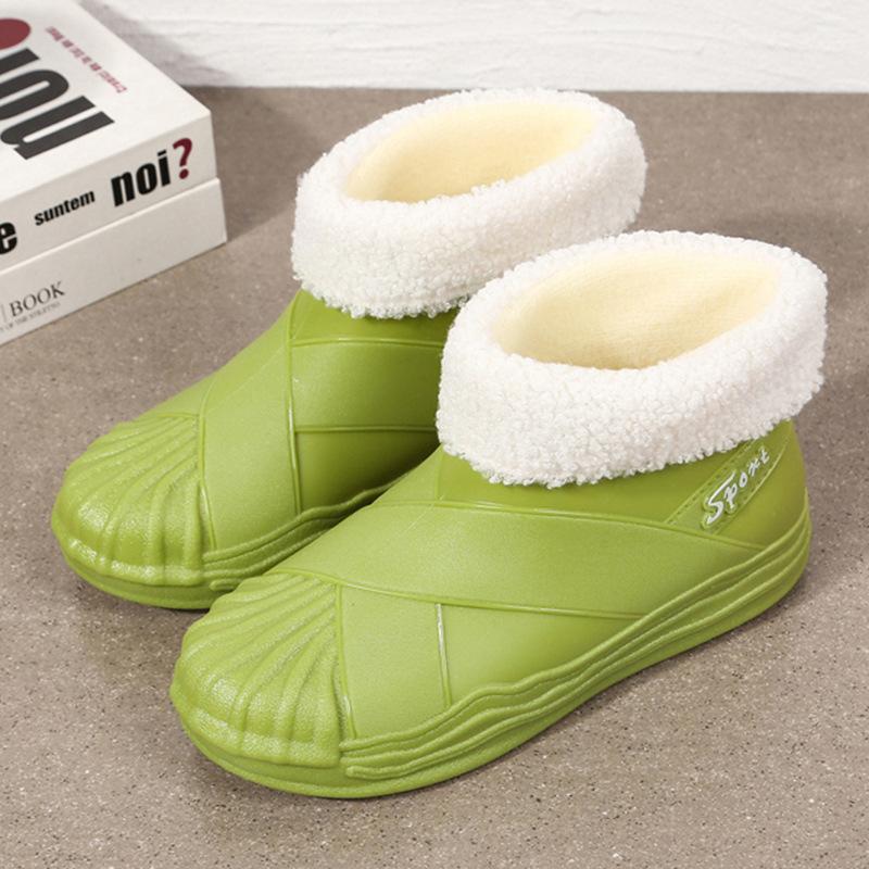 Shell Head Rain Boots Women's Fashion Outer Wear Short Rain Shoes Student Non-slip Waterproof Shoes Adult Versatile Rubber Shoes