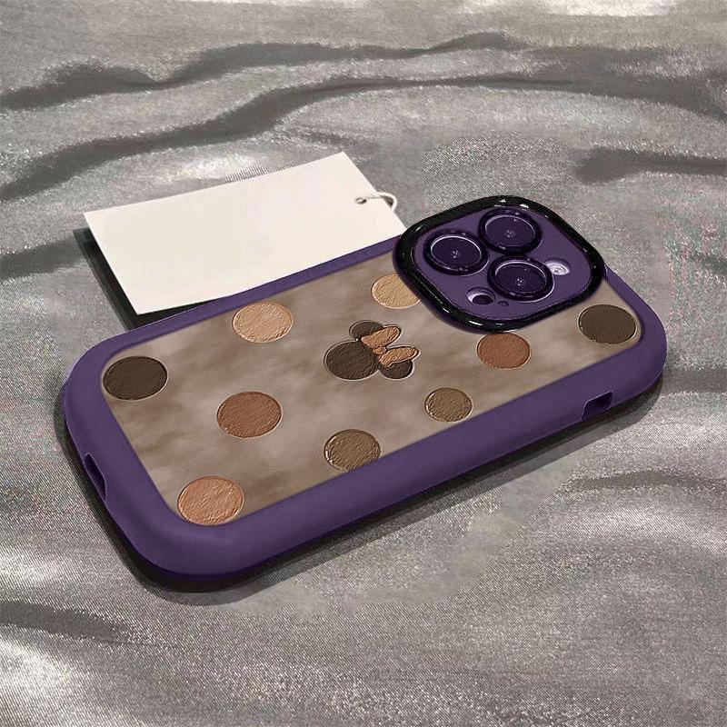 Oil Painting Minnie Applies To Apple 16 Mobile Phone Case 13 Protective Case Apple 15/1 4 Anti-drop 12 Creative 11 Soft Case