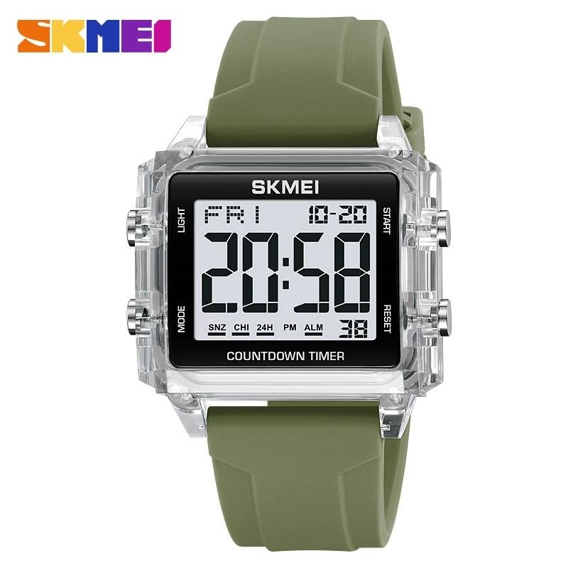 Skmei 2320 Outdoor Sports LED Digital Men s Wrist Watches Square Dial Silicone Strap Electronic Wristwatch for Men Montre Reloj Skmei 2320