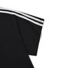 SAINTPAIN Sp Heart Emblem Logo Line Collar T-Shirt - Black