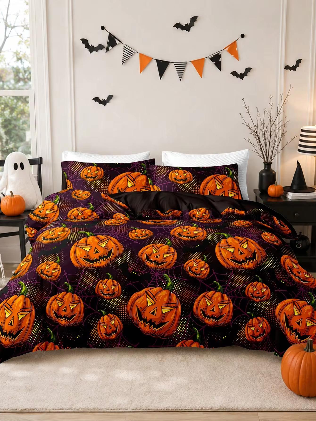3 gab. Hallowīna palagu komplekts, vienas