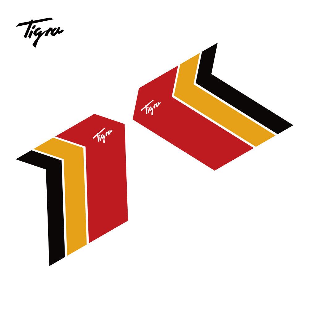 2pcs Car 3 Color Stickers For Opel Astra Corsa ignia Opc Vectra Zafira Grandland Meriva Mokka Crossland X Auto Accessories