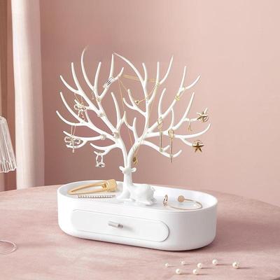 Creatieve Desktop Sieraden- en Oorbellenorganizer met Gewei