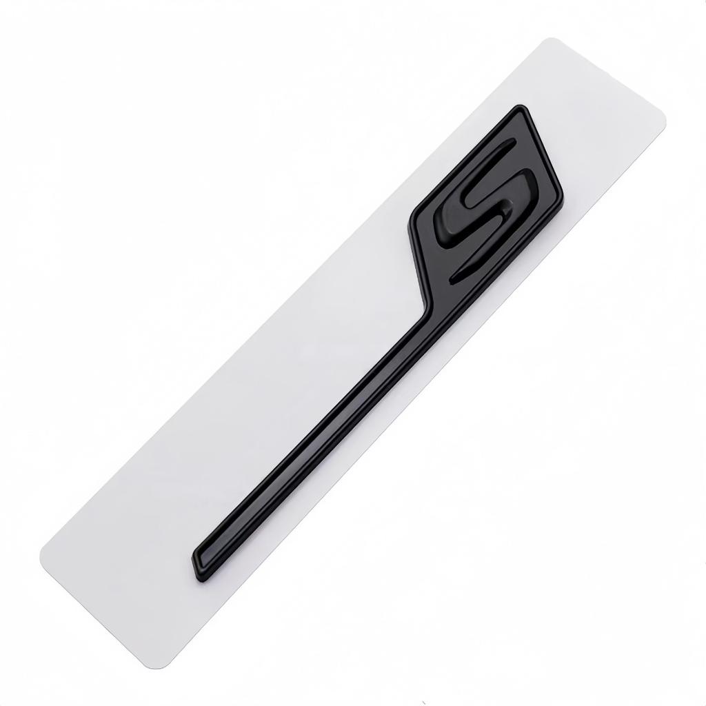 1PC ABS GT C S R Logo Badge Sticker Car Rear Trunk Emblem Decal High-Quality Automotive Styling Accessories