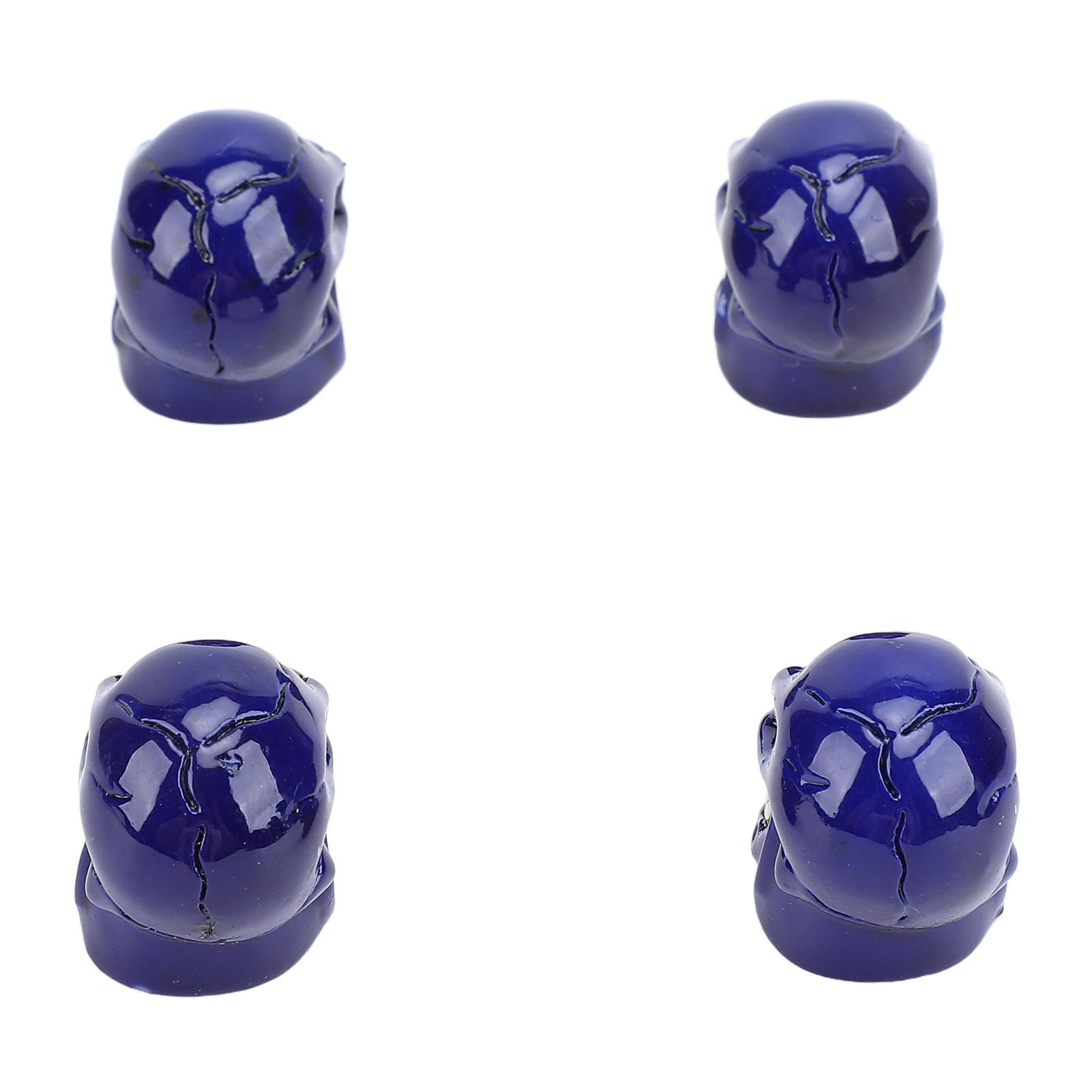 

4 шт. колпачок штока клапана шины герметичный уплотнитель пылезащитные колпачки клапана шины универсальные для автомобилей грузовиков велосипедов