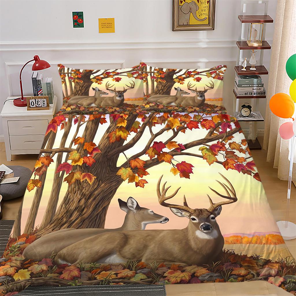 Bed Set Cover Lion Wolf Quilt Cover Set Comforter Cover Set Bedding Sets