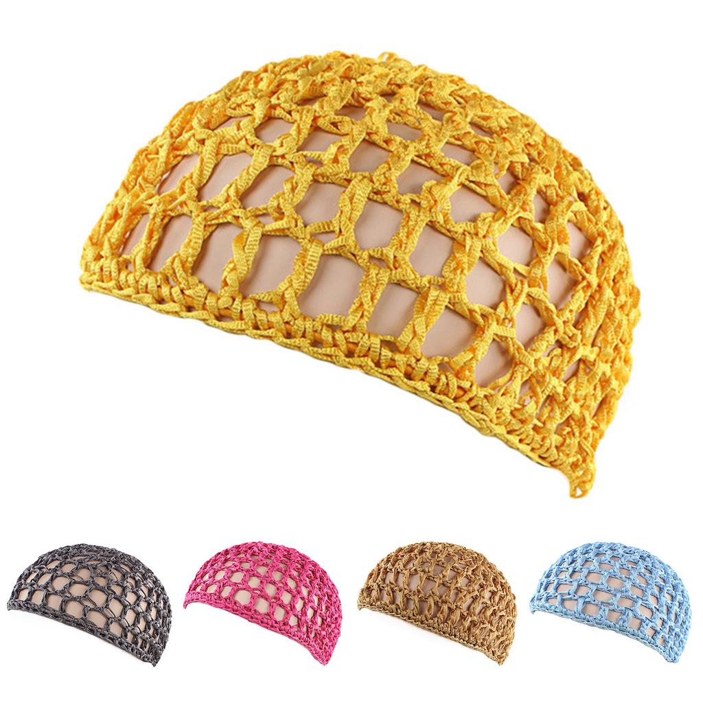 Girls Pullover Hat Handwoven Hat with Handwoven Hair Net for Vacations Photo Props Headpiece Handmade Hat Headgear