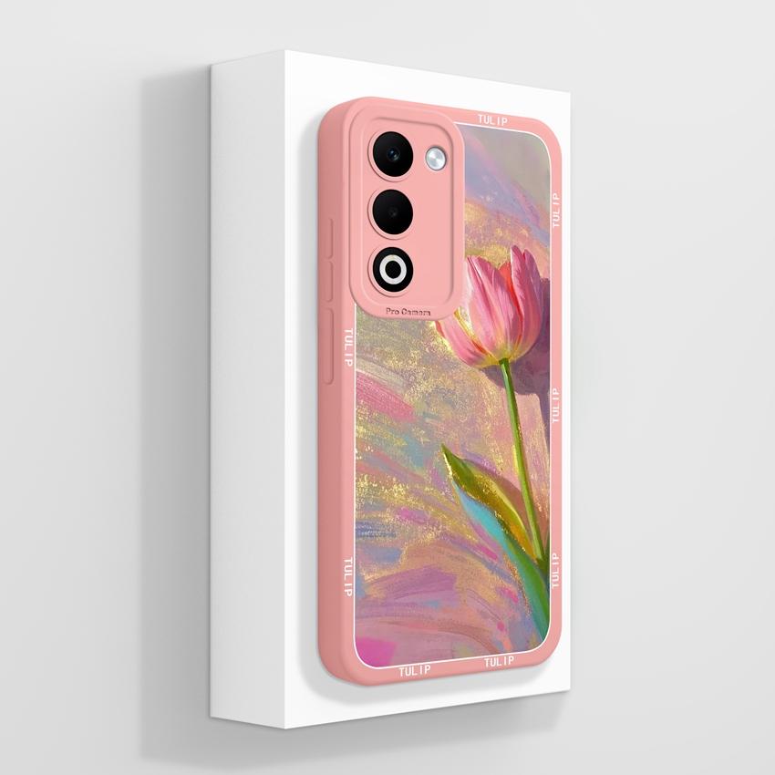 For Oppo A5 A5x A3x Realme C71 C75 Luxury Shockproof Phone Covers Cute Cartoon Cat Pattern Liquid Silicone Anti Slip Protective Shell For Oppo Housing