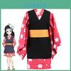 Exquisite Demon Slayer Kimetsu No Yaiba Makomo Cosplay Costume For Women With Perfect Stitches And Breathable Fabric