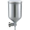 TRUSCO Free Angle Paint Cup, Gravity Feed Type, 0.4L Capacity, with Legs, TGC-04FA