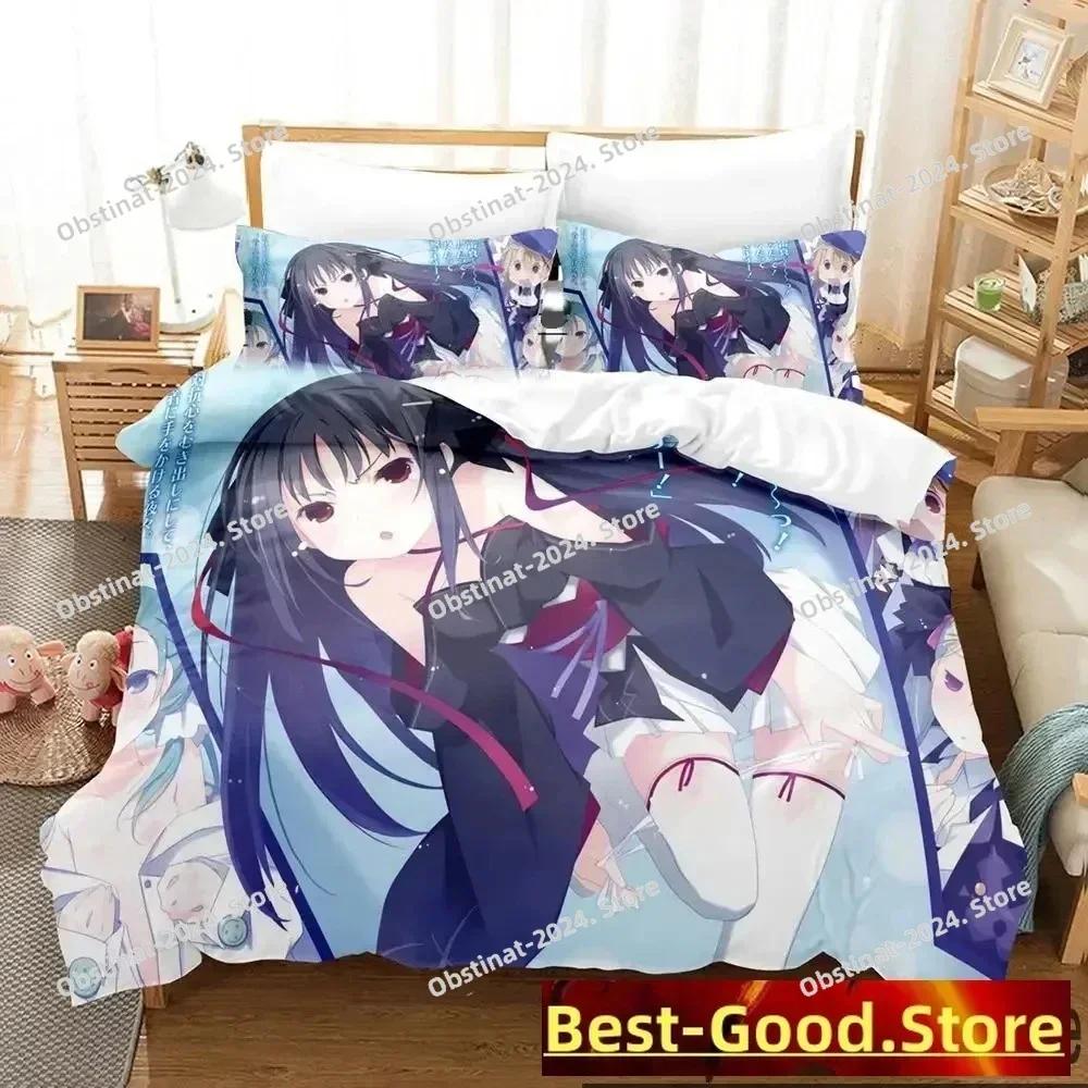 Anime Unbreakable Machine-Doll Printed Bed Set Duvet Cover Pillowcase Bedding Set Bed Linen Sheet Quilt Full Queen King Size