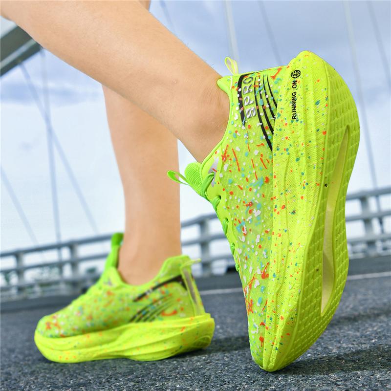 Mens Running Shoe Marathon Men Sport Breathable Lightweight Womens Comfortable Nonskid Four Season Outdoor Running Shoes