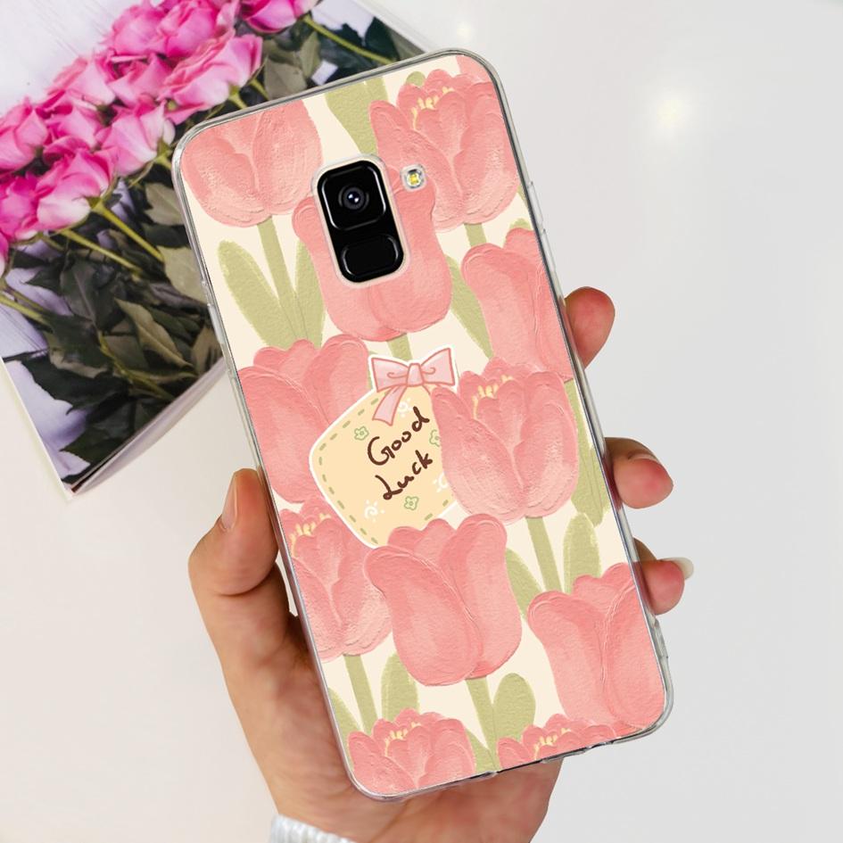 For Samsung Galaxy A8 Plus 2018 Case SM-A730F Cover Cute Cartoon Silicone Soft TPU Phone Case For Samsung A8 2018 SM-A530F Coque