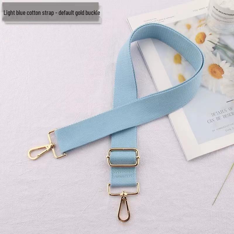 Crossbody Casual Solid Color Cotton Handbag with Adjustable Back Support Straps