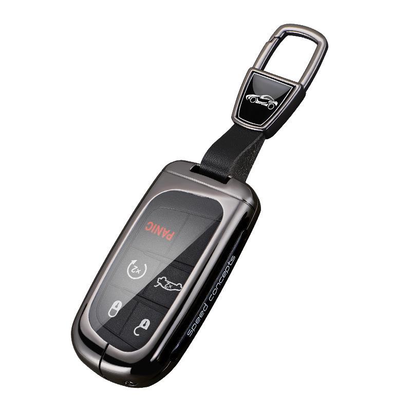 Jeep Key Case for Compass, Cherokee, Renegade, Grand Commander, and Grand Cherokee - Men's Buckle Bag Shell