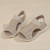 Women's Summer Flat Lightweight Sports-Style Sandals, Simple Comfortable Footwear, Available In Large Sizes.