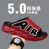 Fashion Graffiti Men's Summer Sandals Outdoor Thick Sole Versatile Beach Anti Slip Shoes Breathable Men's Designer Open-Toe Slippers