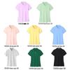 Women's Custom Logo Embroidered Cotton Short Sleeve Polo Shirt
