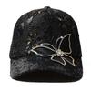Northwood Summer Women Sequined Rhinestones Butterflies Baseball Caps Girls Sunoutdoor Breathable Sunshade Mesh Hats