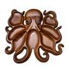 Wooden Octopus Food Platter Unique Octopus Charcuterie Boards  Family Dining Table