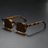 Non-polarized Retro Punk Men Sunglasses Small Frame Square Personalized Design Sun Glasses Women Travel Party Business Festival Gift