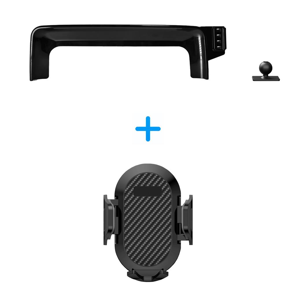Car Phone Holder For Mercedes-Benz GLC 2023 2024 X254 Screen Fixed Base GPS Bracket Wireless Charging Mobile Phone Holder Car VN9