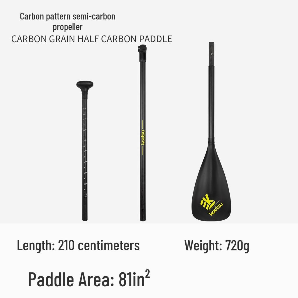 KOETSU Surf Paddleboard Dual-Use Aluminum Paddle: Single/Double Head Kayak & Paddleboard Paddle
