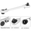 Portable 1/4 Inch Double Ended Quick Socket Ratchet Wrench Screwdriver Bit Spanner Two-way Adjustable Hand Tools XYZ