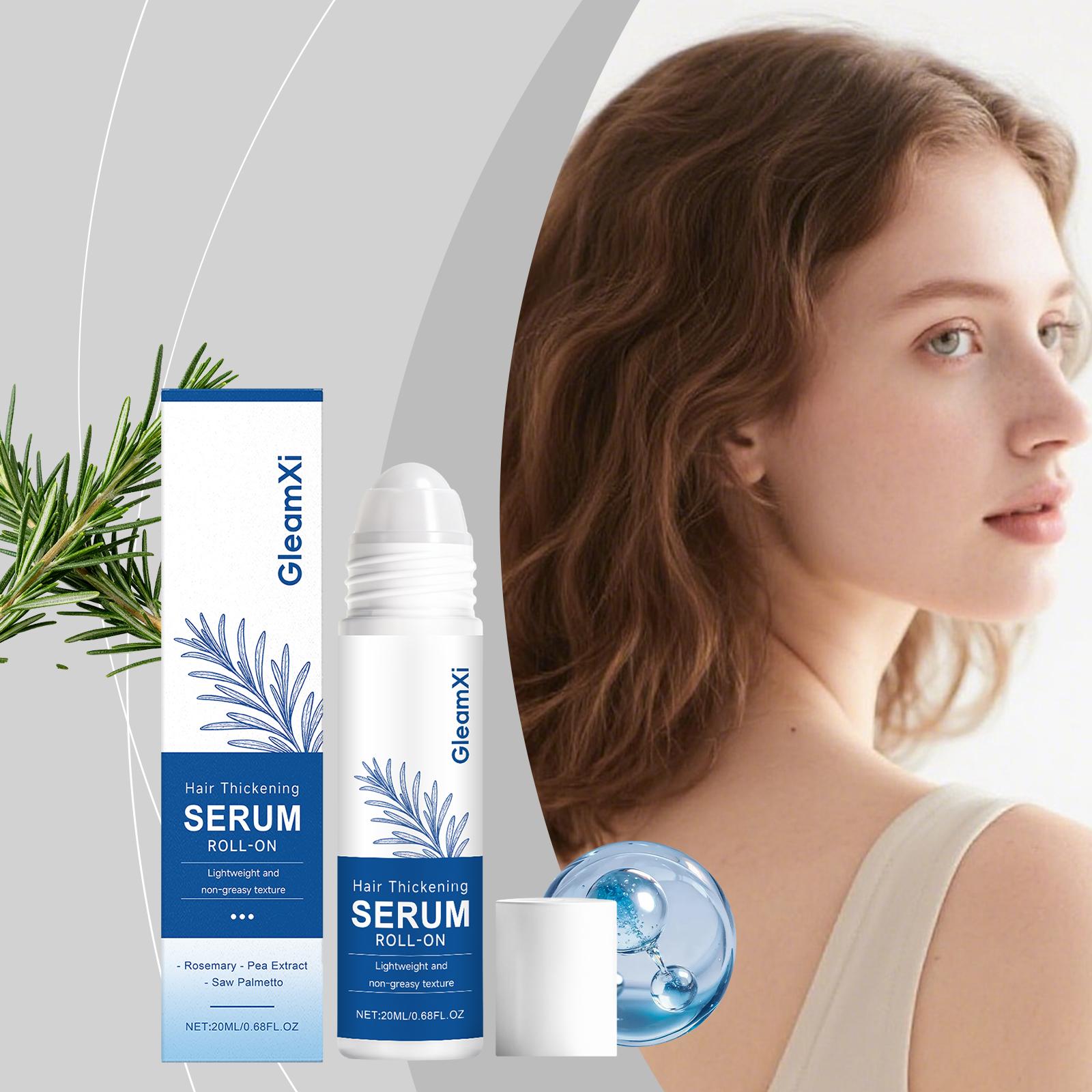 Сыворотка для ухода за волосами с шариковым аппликатором Нежная питательная для кожи головы Предотвращает повреждение волос Улучшает мягкость и эластичность волос 20ml