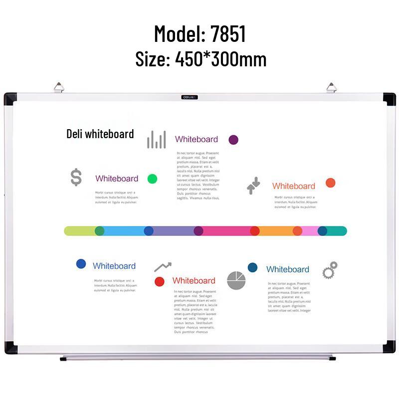 Deli Magnetic Hanging Whiteboard