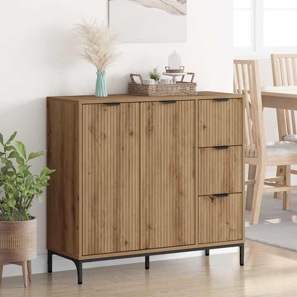 Sideboard Artisan Oak 89.5 x 33 x 82 cm Engineered Wood