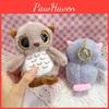 Cute Owl Plush Doll With Short Plush Material For Backpack Charm And Collectible