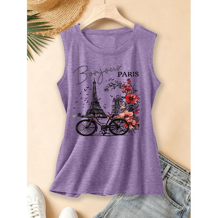 2026 Halloween Skull Flower Print Round Neck Women 3Pcs T-Shirt Set Elegant Daily Commute Spring Summer Tops