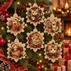 Handmade Christmas Ornaments 6 PCS DIY Crafts Kits New Xmas Tree Pendants  Home Decor
