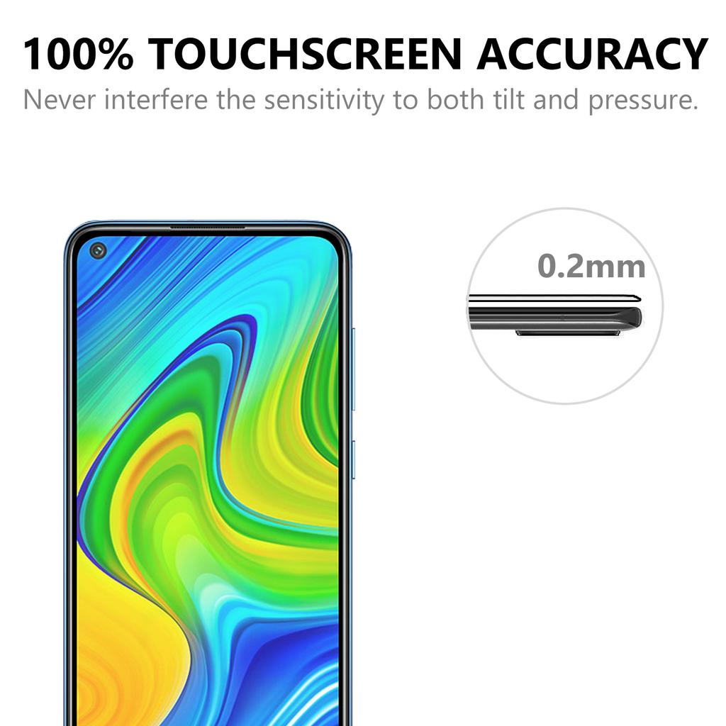 Full Screen Tempered Glass Screen Protector Film (Full Glue) for Xiaomi Redmi Note 9 5G