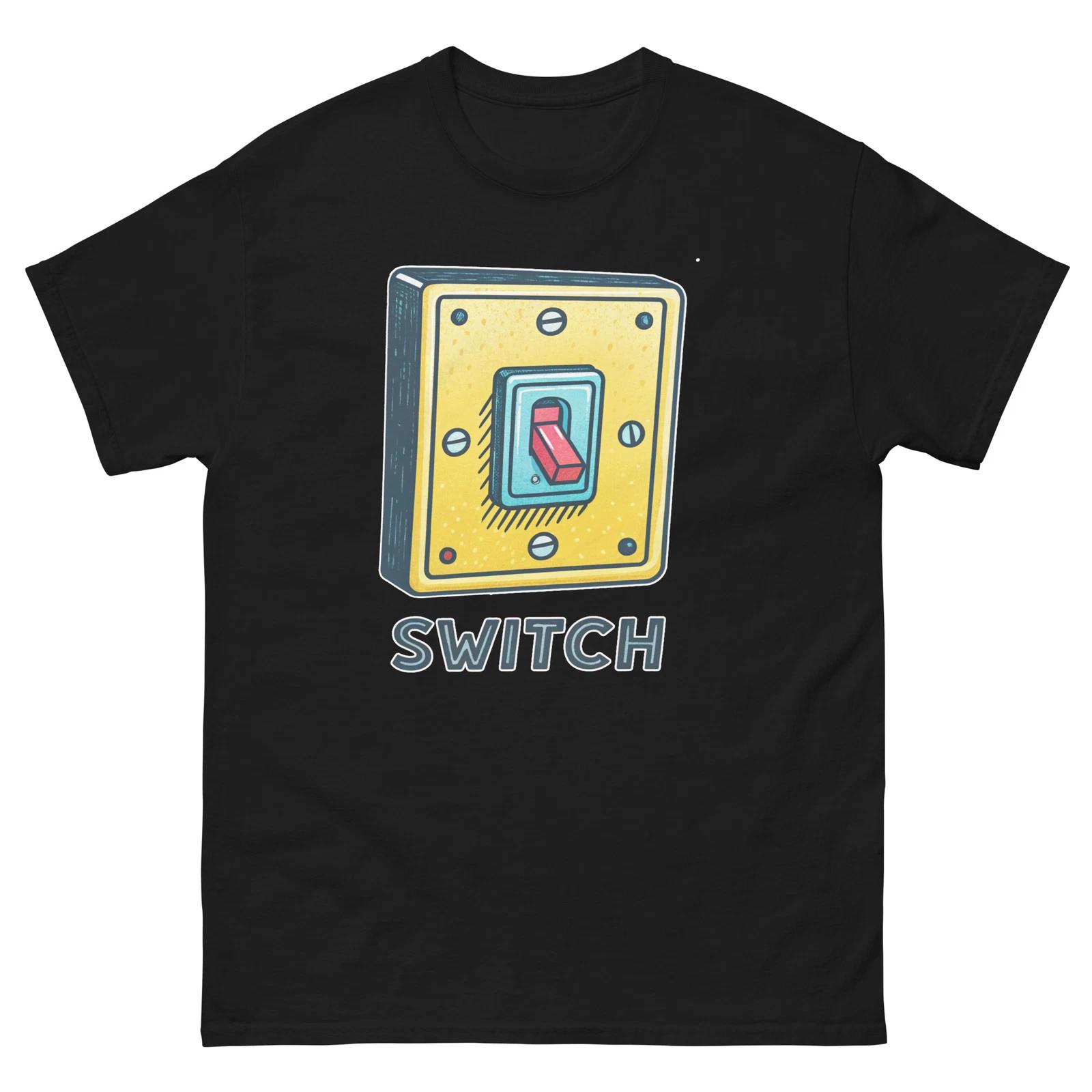 Футболка с популярной иллюстрацией объекта Switch M