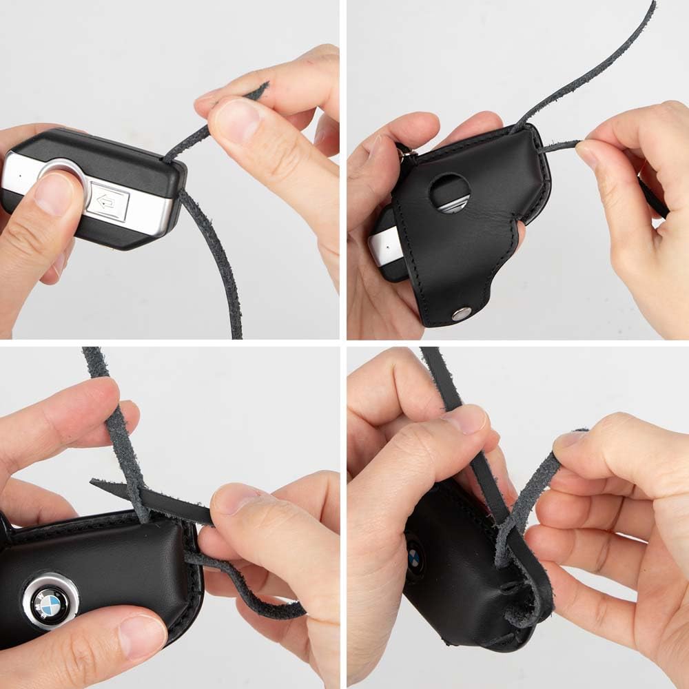 DEGNER K-69 Smart Key Case for German Motorcycle Manufacturers Motorcycle Accessories (Black-Black)