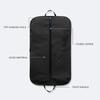 Cost-Effective Foldable Black Suit Cover, with Handles for Easy Carry, Dust-Proof Protector Perfect for Travel Storage