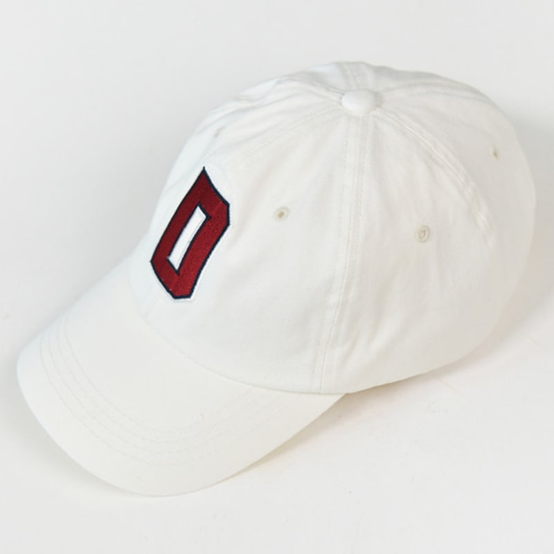 DEVERRMAN Preppy Embroidered Ball Cap (White)