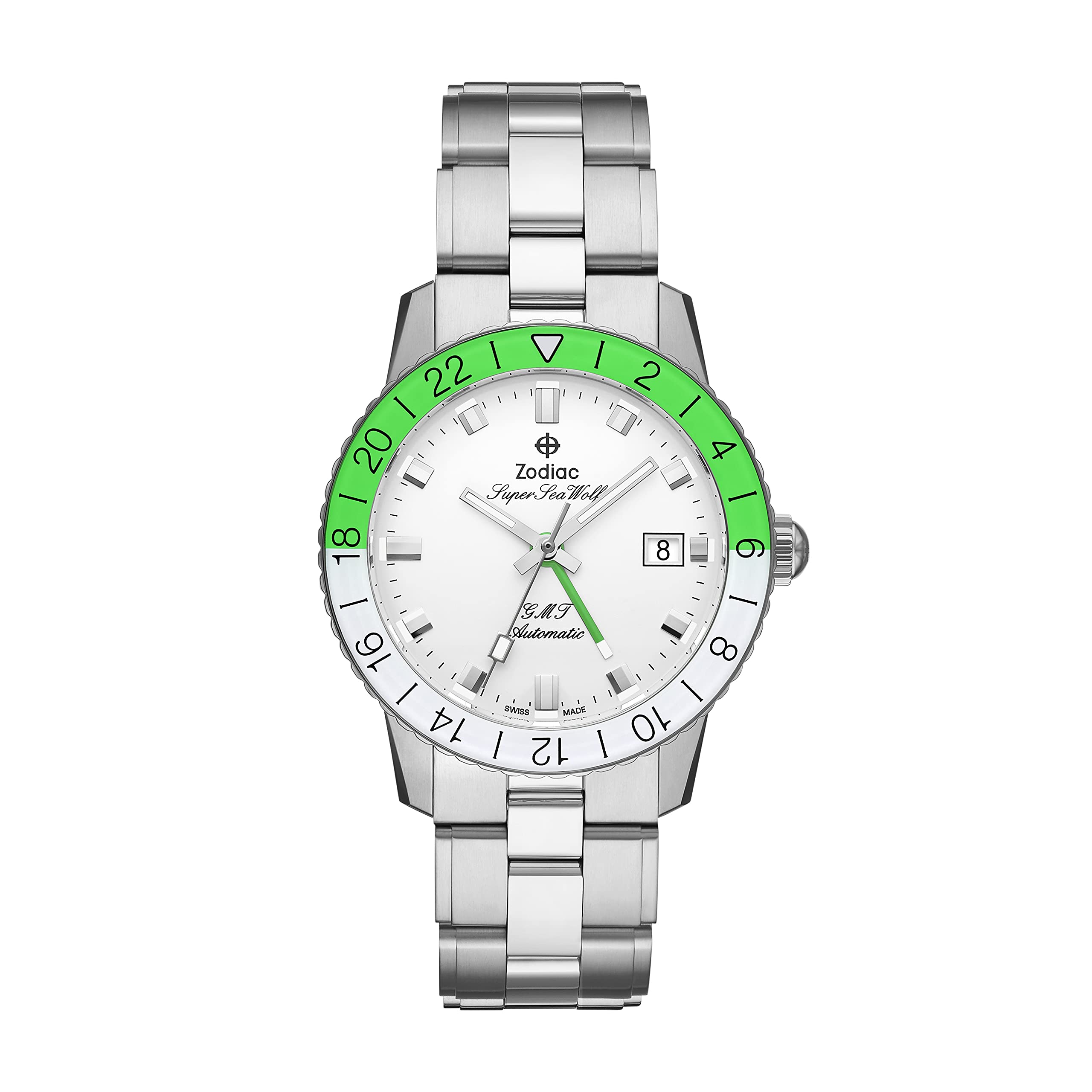 

Zodiac SUPER SEA WOLF 53 ZO9411 Men s Automatic Watch, Silver, Officially Imported