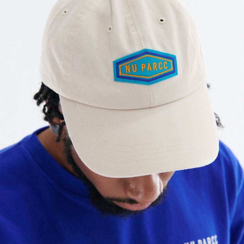 NU PARCC Unisex Logo Baseballkappe - Beige