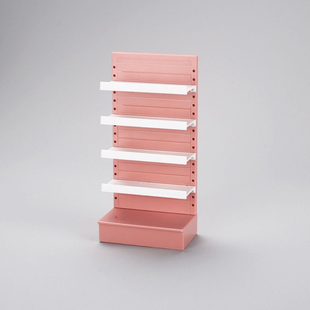 8*5*16.8cm Supermarket Display Shelf Mini Miniature Furniture Accessories 1/12 Dollhouse Cabinet