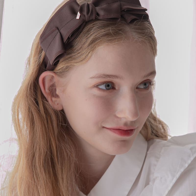 

Jean Paul Clarisse Half Frill Hairband JP-22-217HB Khaki