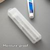 Toothbrush Box Transparent Organizer Case Travel Portable Toothbrush Holder Plastic Toothpaste Box Storage Container