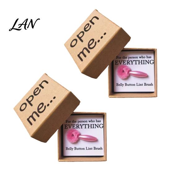 Nail Crevice Cleaning Tool 2PCS Belly Button Brush, Soft Portable Navel Dirt Remover, Skin Travel Body Brush Tool, for Care And Funny Christmas