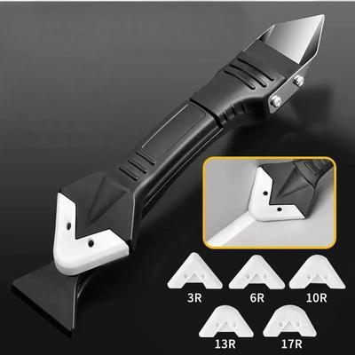 3 In 1 Silicone Caulking Tools, Caulk Remover Tool Kit with Replace Silicone Padsgood Pads and Caulk Finishing Tools
