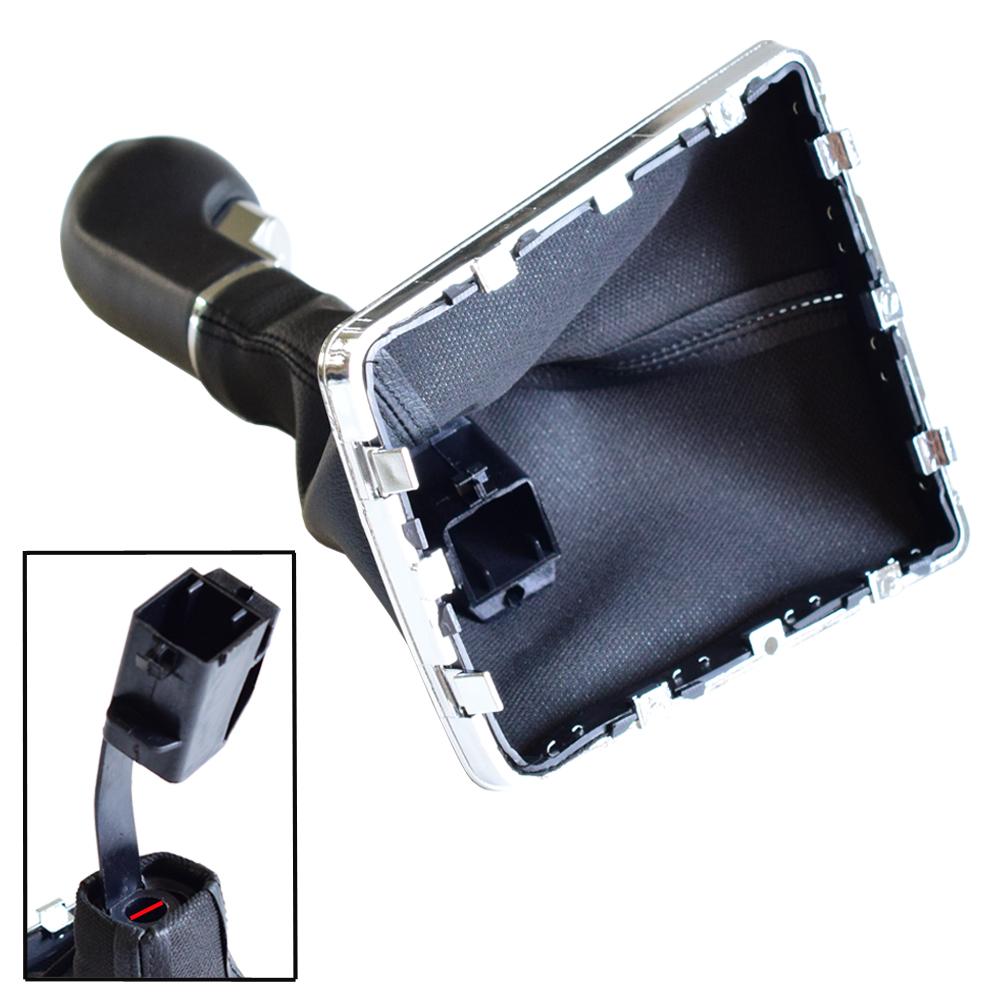 New Styling Fit For VAUXHALL OPEL ASTRA III H 1.6 2004-2010 MT 5 6 Speed Car Gear Shift Knob Lever With Leather Gaiter Boot