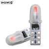 12V DC T5 Auto Car Dashboard Lights 2 3014 SMD Reading Instrument Panel Lamp No Polarity Led Bulb White Accessories